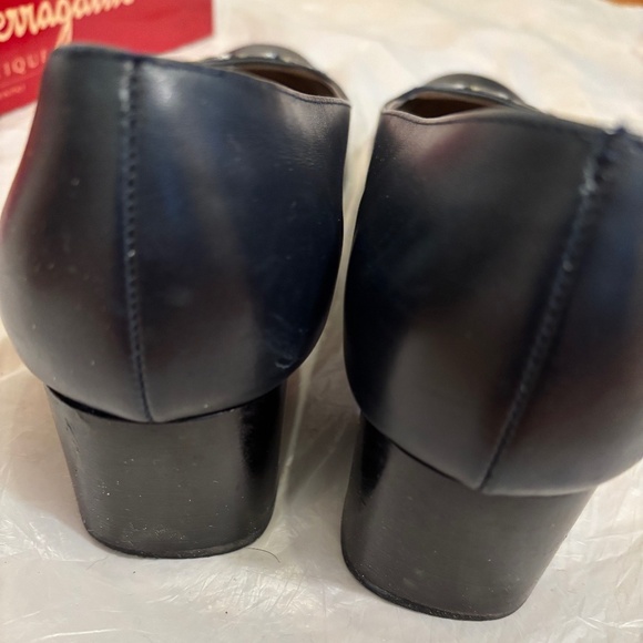 Salvatore Ferragamo Leather Heels Pumps Shoes - Picture 4 of 6
